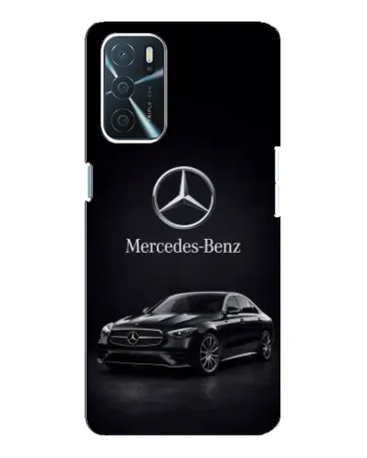 Чехол для OPPO A16 с картинкой «Mercedes — решетка радиатора»