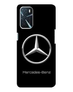 Чехол для OPPO A16 с картинкой «Mercedes Silver Logo»