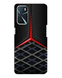 Чехол для OPPO A16 с картинкой «Mercedes Carbon Grid»