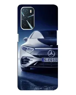 Чехол для OPPO A16 с картинкой «Mercedes EQ — будущее»