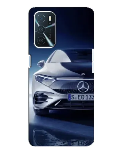 Чехол для OPPO A16 с картинкой «Mercedes EQ — будущее»