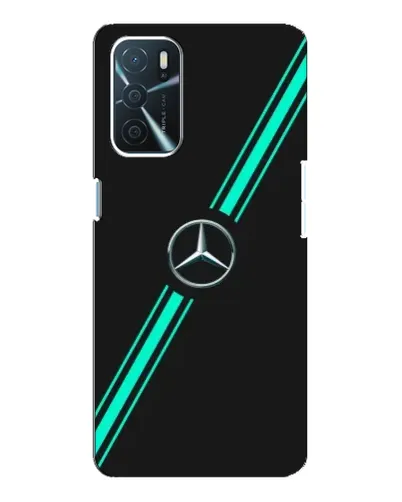 Чехол для OPPO A16 с картинкой «Спортивные линии Mercedes» Чехол для OPPO A16 с картинкой «Спортивные линии Mercedes»