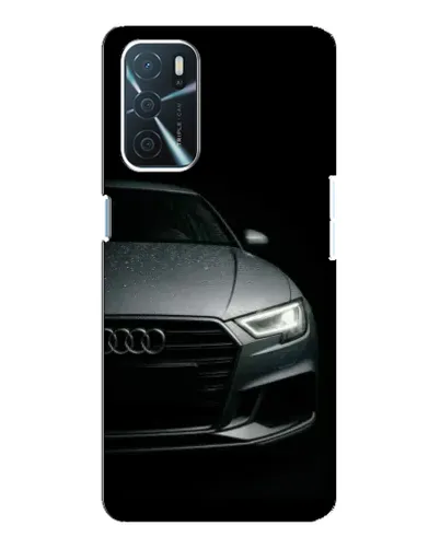 Чехол для OPPO A16 с картинкой «Audi — детализация кузова»