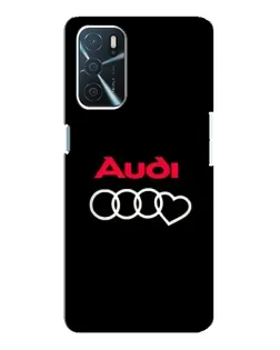 Чохол для OPPO A16 з картинкою «Логотип Audi Heart» Чохол для OPPO A16 з картинкою «Логотип Audi Heart»