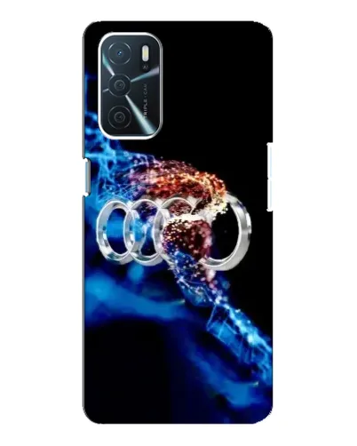 Чехол для OPPO A16 с картинкой «Энергия лого Audi»