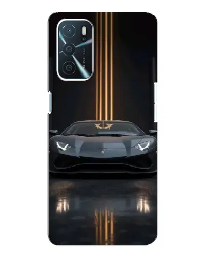 Чехол для OPPO A16 с картинкой «Lamborghini золотые линии» Чехол для OPPO A16 с картинкой «Lamborghini золотые линии»