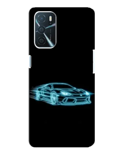 Чехол для OPPO A16 с картинкой «Неоновый контур Lamborghini» Чехол для OPPO A16 с картинкой «Неоновый контур Lamborghini»