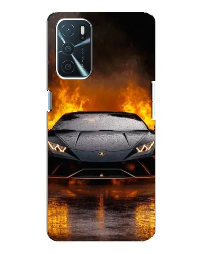 Чехол для OPPO A16 с картинкой «Lamborghini в огне» Чехол для OPPO A16 с картинкой «Lamborghini в огне»