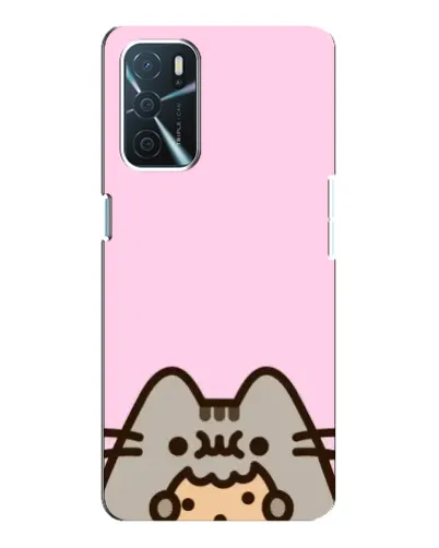 Чехол для OPPO A16 с картинкой «Pusheen и печенье»