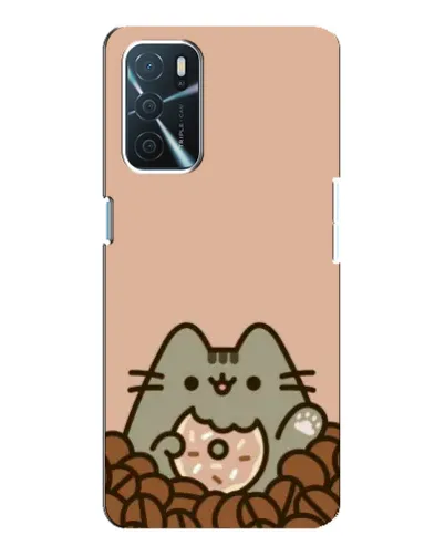 Чехол для OPPO A16 с картинкой «Кофейный Пушин»