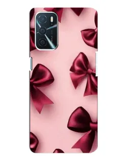 Чохол для OPPO A16 з картинкою «Бордовий атлас»