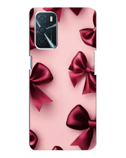 Чохол для OPPO A16 з картинкою «Бордовий атлас»