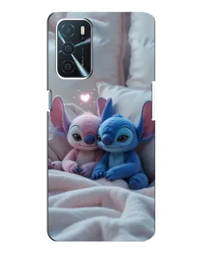 Чохол для OPPO A16 з картинкою «Плюшеві Стіч Ангел»