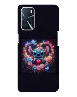 Чохол для OPPO A16 з картинкою «Stitch у квітах» Чохол для OPPO A16 з картинкою «Stitch у квітах»