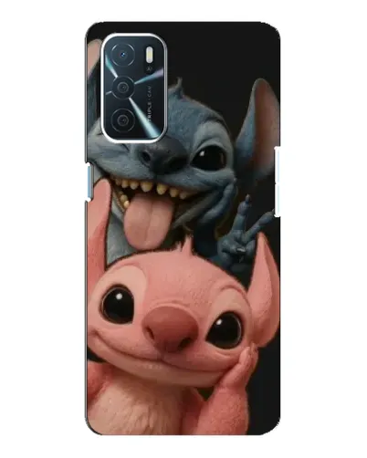 Чохол для OPPO A16 з картинкою «Стіч та Ангел»