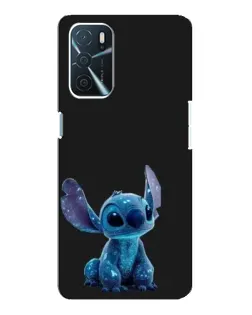 Чохол для OPPO A16 з картинкою «Стіч на чорному» Чохол для OPPO A16 з картинкою «Стіч на чорному»