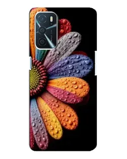 Чохол для OPPO A16 з картинкою «Райдужна квітка»