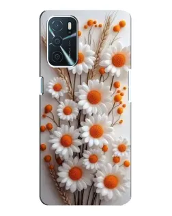 Чохол для OPPO A16 з картинкою «Білі сухоцвіти»