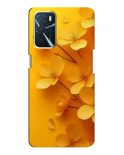 Чохол для OPPO A16 з картинкою «Золоті пелюстки»
