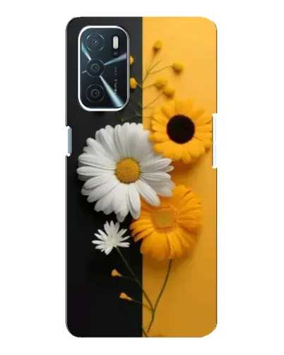 Чохол для OPPO A16 з картинкою «Соняшник та ромашка»