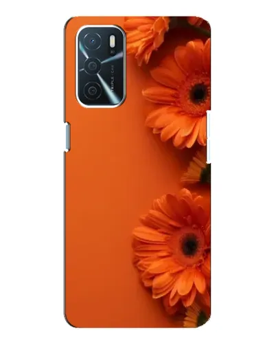 Чохол для OPPO A16 з картинкою «Помаранчеві гербери»