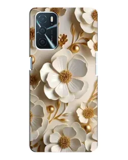 Чохол для OPPO A16 з картинкою «Білі паперові квіти»