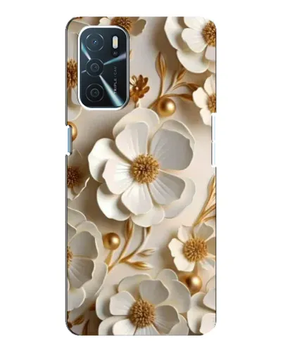 Чохол для OPPO A16 з картинкою «Білі паперові квіти»