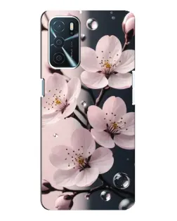 Чохол для OPPO A16 з картинкою «Ніжня сакура та краплі»