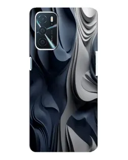 Чохол для OPPO A16 з картинкою «Об'ємні сині складки» Чохол для OPPO A16 з картинкою «Об'ємні сині складки»