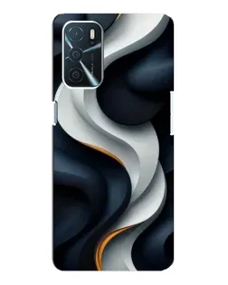 Чохол для OPPO A16 з картинкою «Об'ємні чорно-білі стрічки» Чохол для OPPO A16 з картинкою «Об'ємні чорно-білі стрічки»