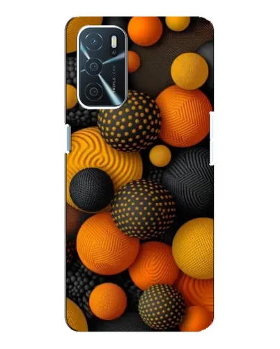 Чохол для OPPO A16 з картинкою «Об'ємні помаранчеві сфери» Чохол для OPPO A16 з картинкою «Об'ємні помаранчеві сфери»