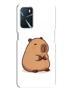 Чехол для OPPO A16 с картинкой «Толстенькая капибара»