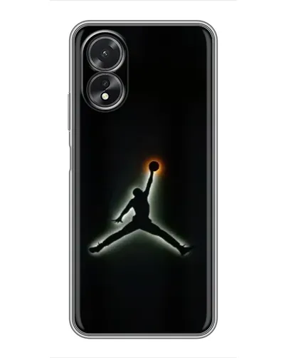 Чехол для OPPO A17 с картинкой «Jordan Gradient Logo»