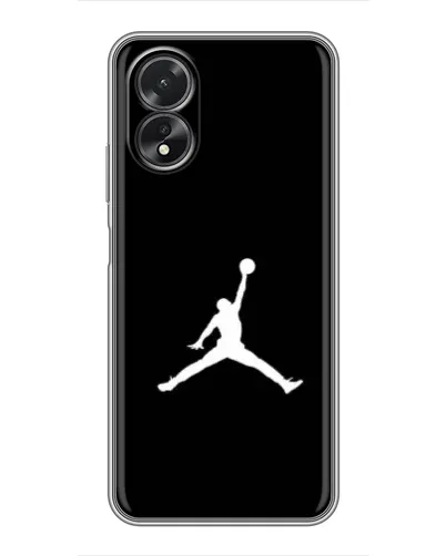 Чехол для OPPO A17 с картинкой «Jordan Silhouette»