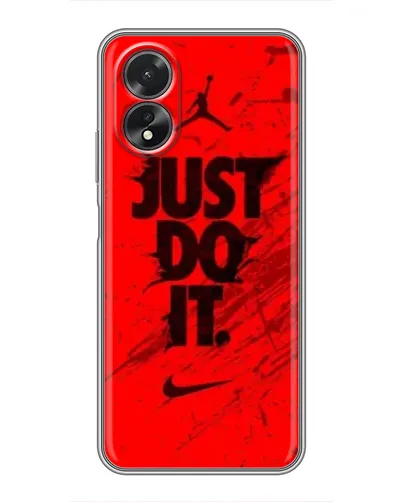 Чехол для OPPO A17 с картинкой «Nike Just Do It»