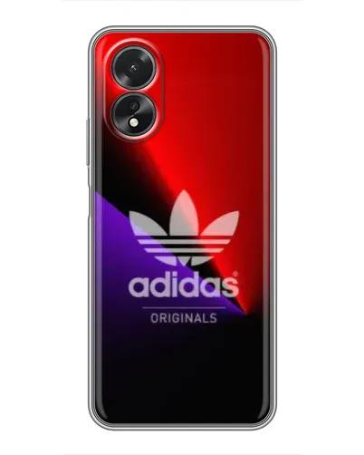 Чехол для OPPO A17 с картинкой «Adidas Red Neon»