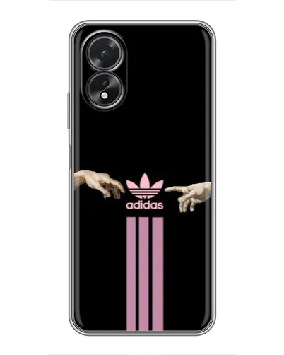 Чехол для OPPO A17 с картинкой «Adidas Hands»