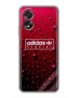 Чехол для OPPO A17 с картинкой «Adidas Gold Marble»