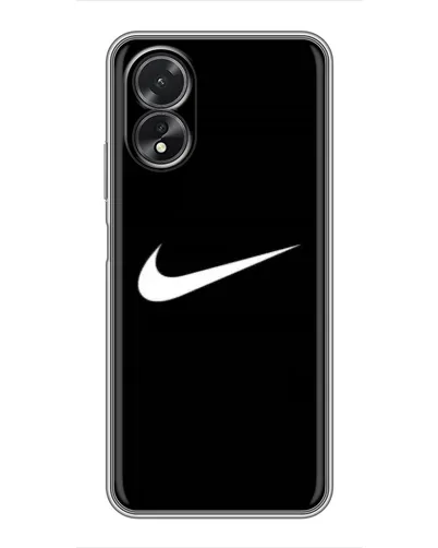 Чехол для OPPO A17 с картинкой «Минималистический Найк» Чехол для OPPO A17 с картинкой «Минималистический Найк»