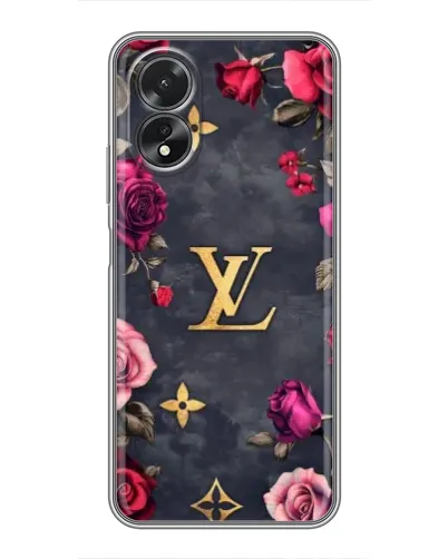 Чехол для OPPO A17 с картинкой «Цветочный Louis Vuitton» Чехол для OPPO A17 с картинкой «Цветочный Louis Vuitton»