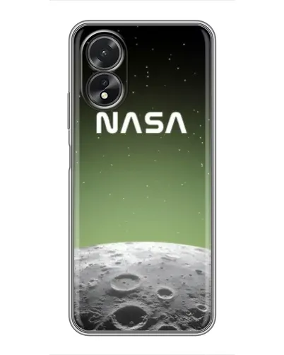 Чохол для OPPO A17 з картинкою «NASA — місячний градієнт»