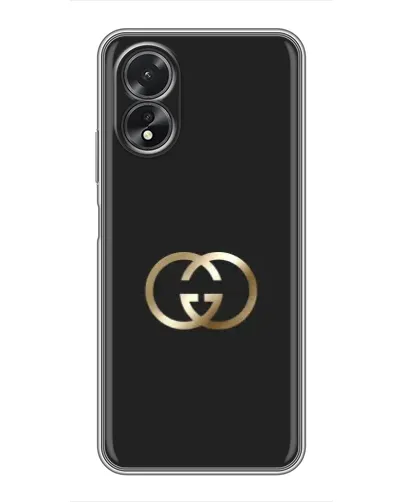 Чехол для OPPO A17 с картинкой «Минимализм Gucci»