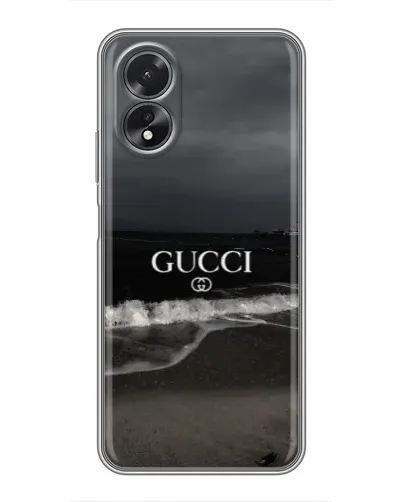 Чехол для OPPO A17 с картинкой «Gucci — морской прибой»