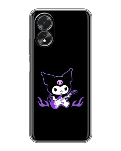 Чехол для OPPO A17 с картинкой «Электрическая Kuromi»