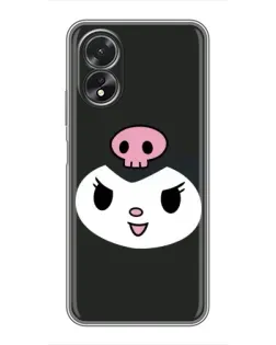 Чехол для OPPO A17 с картинкой «Большая мордочка Куроми»