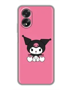 Чехол для OPPO A17 с картинкой «Хмурая Kuromi»