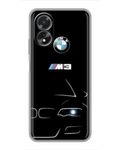 Чехол для OPPO A17 с картинкой «Минималистичный принт BMW M3» Чехол для OPPO A17 с картинкой «Минималистичный принт BMW M3»