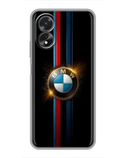 Чехол для OPPO A17 с картинкой «BMW M-Power неон»