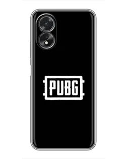 Чехол для OPPO A17 с картинкой «Лого BMW — металлический блеск»