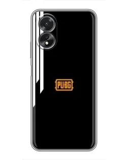 Чехол для OPPO A17 с картинкой «PUBG — вертикальные линии»